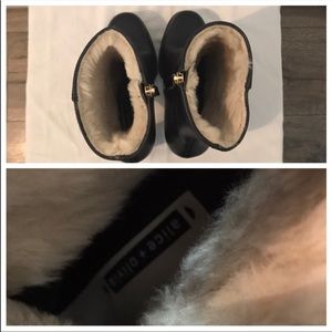 alice and olivia holden shearling boots